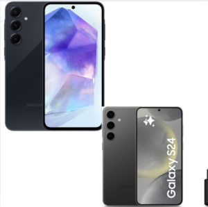 Samsung Galaxy S24 FE vs Samsung Galaxy A55 : quel smartphone Samsung choisir ?