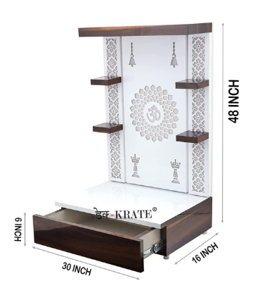 Deckrate Temple en Bois avec Lumière LED : Élégance et Spiritualité pour Votre Espace