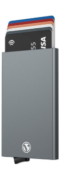 VULKIT – Porte-cartes de crédit avec blocage RFID fin en aluminium pour homme et femme – 4,3/5 étoiles, 9 561 avis !