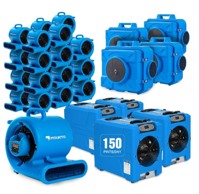 MOUNTO Déshumidificateurs et Épurateurs d’Air : La Solution Ultime pour Réparer les Dégâts d’Eau