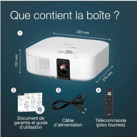 Les Meilleures Raisons d'Utiliser le Vidéoprojecteur Intelligent Laser Epson EH-TW6250 4K Pro-UHD
