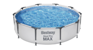 Piscine Hors-Sol Ronde BESTWAY Steel Pro Max™ 305 x 76 cm : Un Oasis dans Votre Jardin