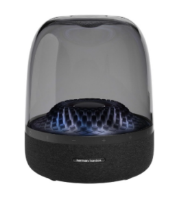 Harman Kardon Aura Studio 4 : L'Enceinte Bluetooth Élégante avec Son 360° et Éclairage Ambiant