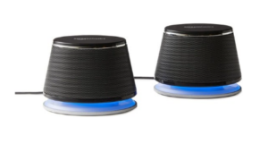 Amazon Basics Haut-parleurs Stéréo 2.0 pour PC ou Ordinateur Portable : Une Option Abordable et Performante