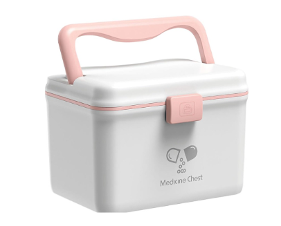 Cette Boîte à Médicaments Portable à Deux Couches avec Poignée de Transport n'est pas comme les autres