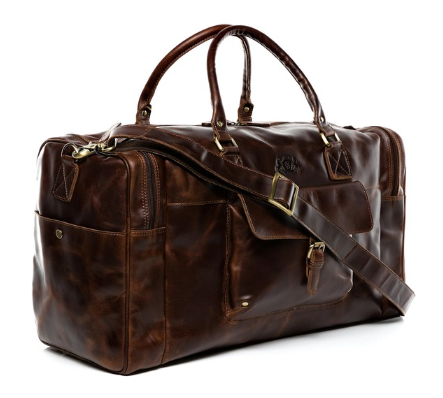 SID & VAIN Sac de Voyage en Cuir Véritable Yale : Le Compagnon Idéal pour vos Voyages et Week-Ends