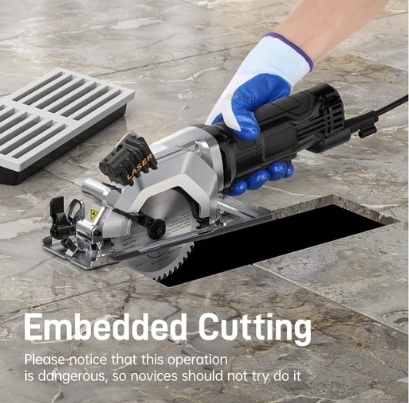 Haute précision et polyvalence : La scie circulaire électrique compacte KOROBIE