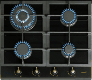 Plaque de cuisson Rustic en verre trempé