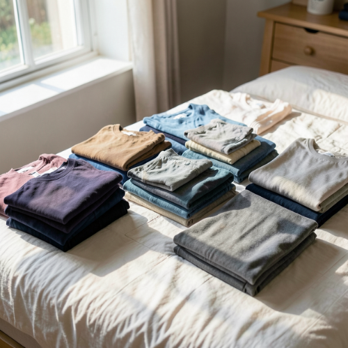 Trier sa garde-robe capsule : la méthode des trois piles